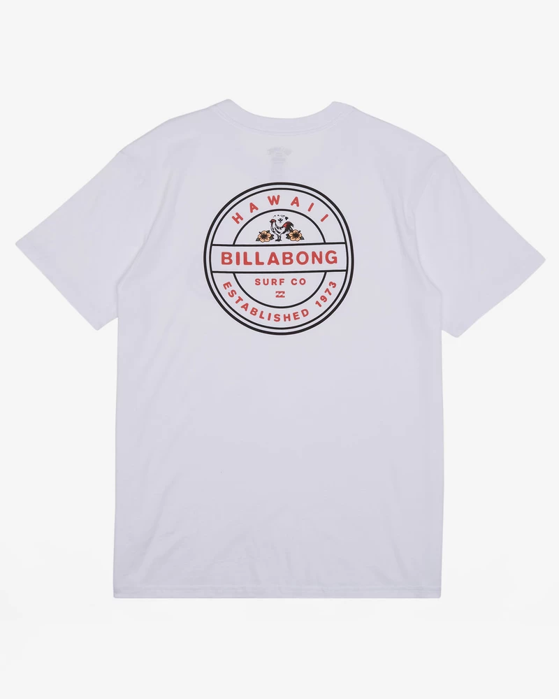 Billabong Rotor Hawaii Short Sleeve T-Shirt - White