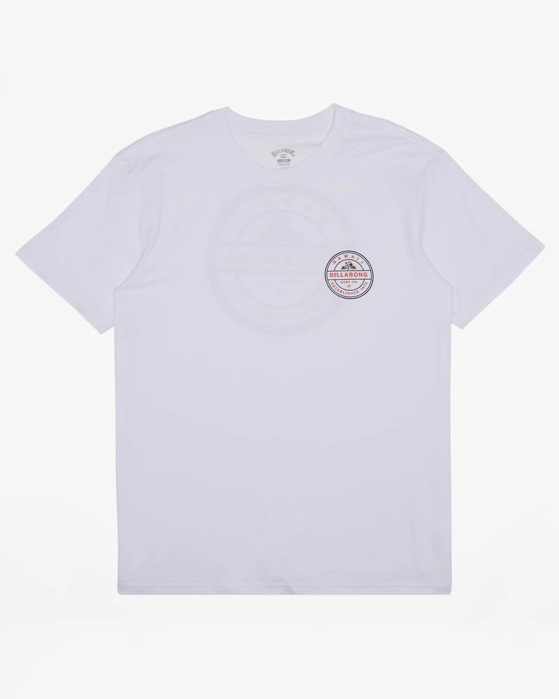 Billabong Rotor Hawaii Short Sleeve T-Shirt - White