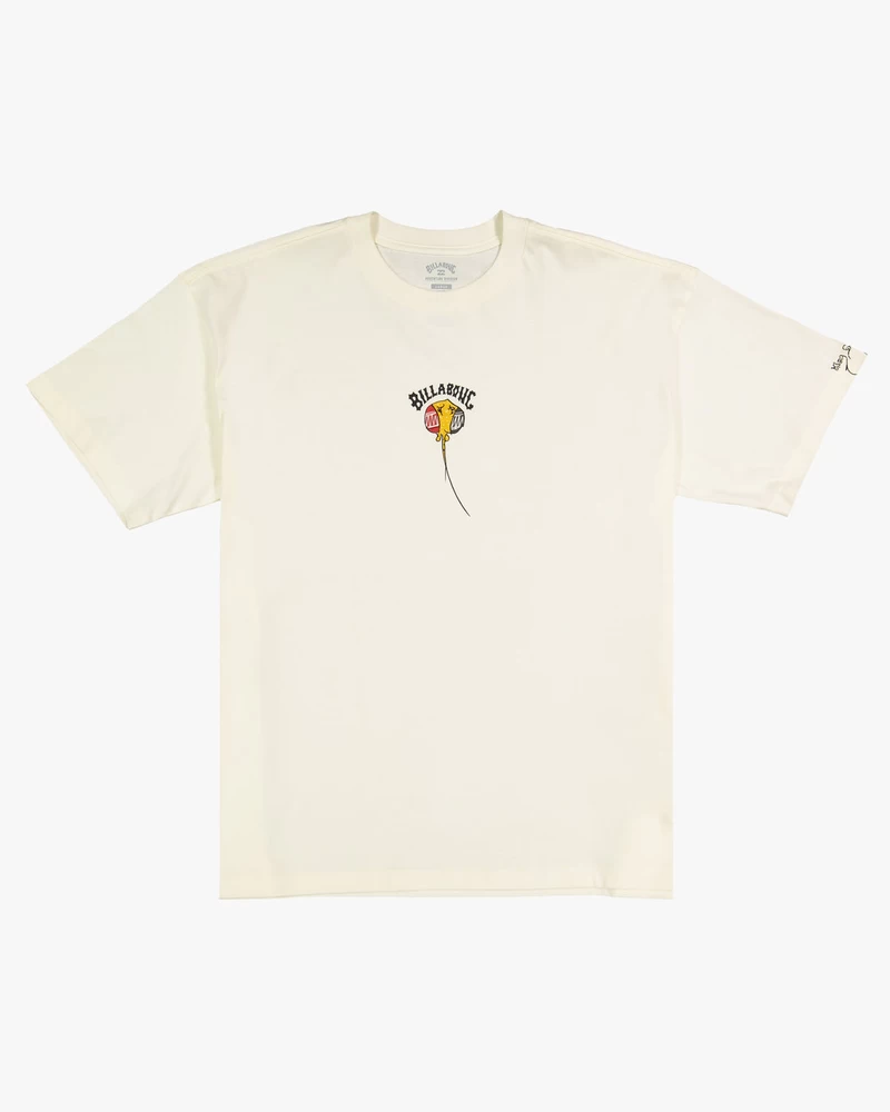 Billabong King Stringray Warrkarryun Lyhythihainen T-paita - Luonnonvalkoinen