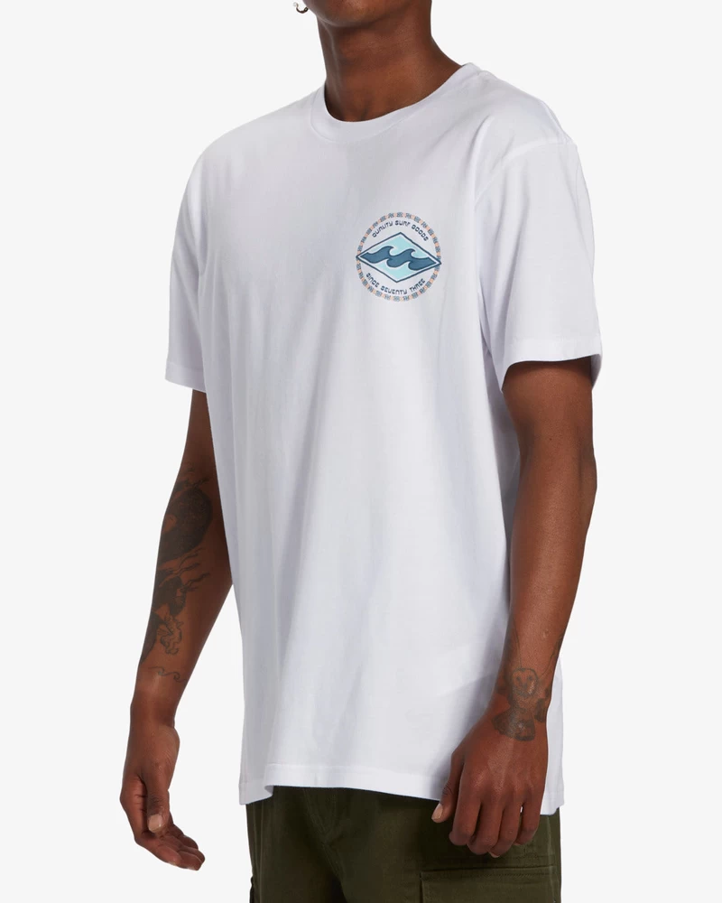 Billabong Rotor Diamond Short Sleeve T-Shirt - White