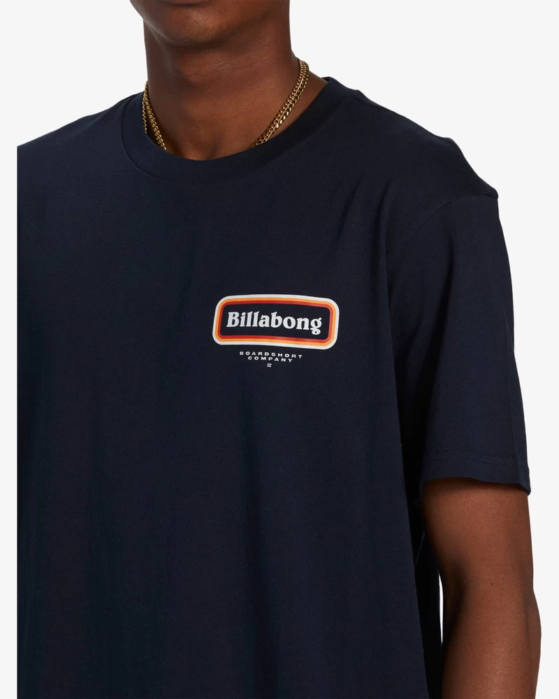 Billabong Walled Short Sleeve T-Shirt - Navy