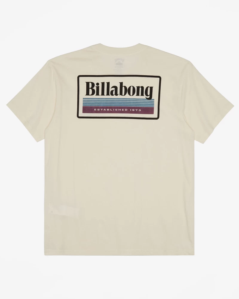 Billabong Walled Short Sleeve T-Shirt - Off White