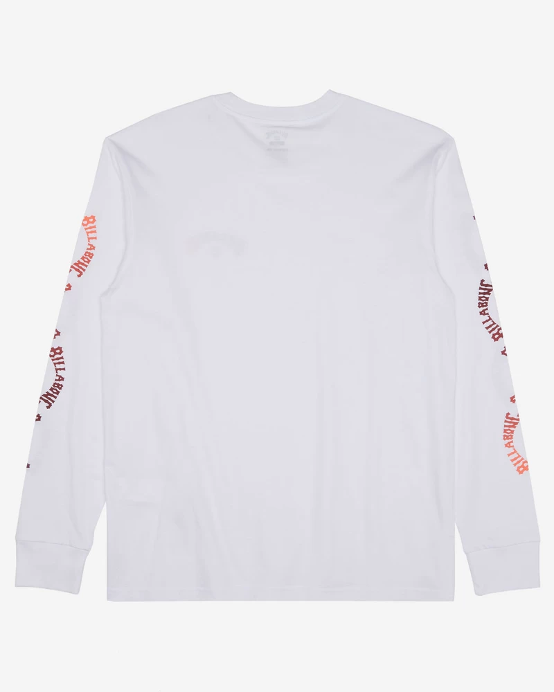 Billabong Snaking Arches Long Sleeve T-Shirt - White