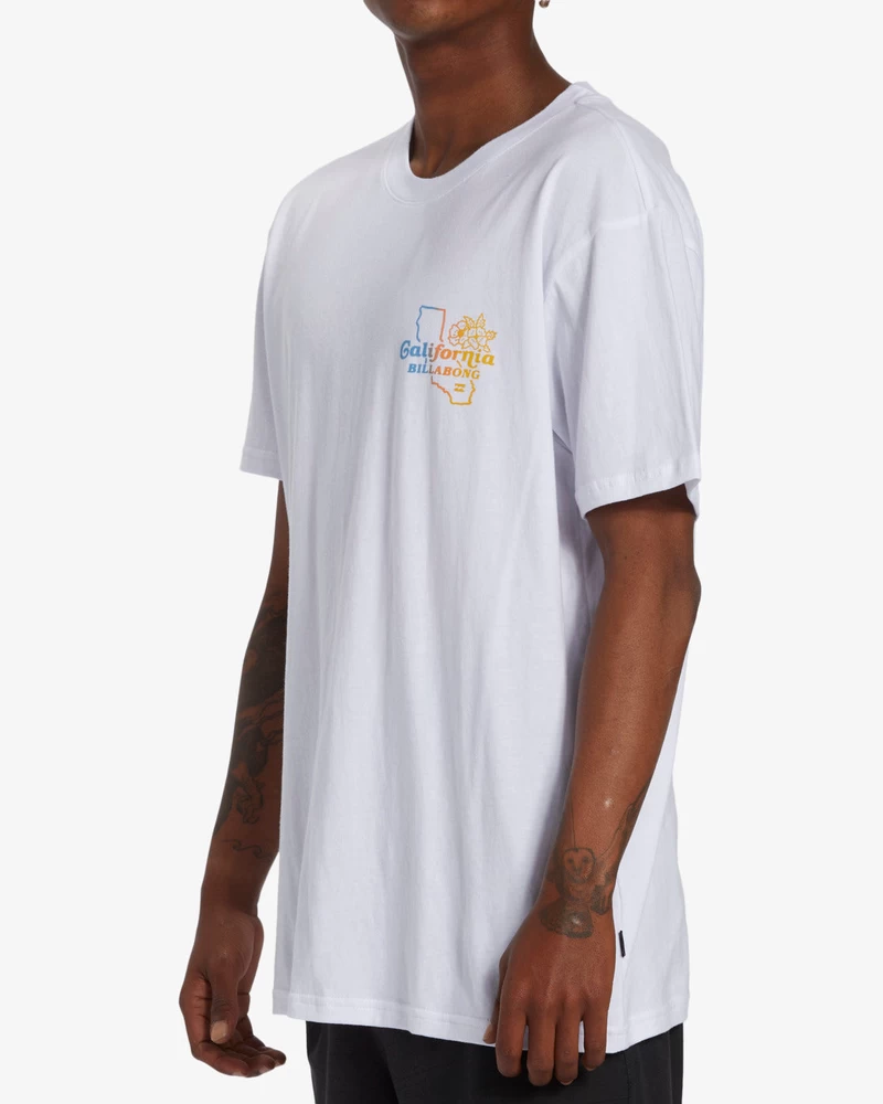 Billabong Handkie California Short Sleeve T-Shirt - White