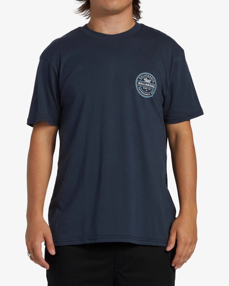 Billabong Rotor California Short Sleeve T-Shirt - Navy