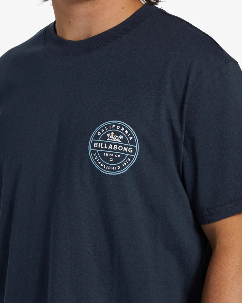 Billabong Rotor California Short Sleeve T-Shirt - Navy