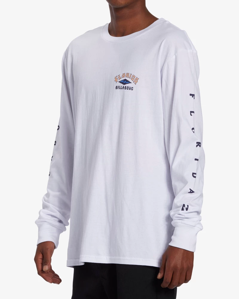 Billabong Arch Florida Long Sleeve T-Shirt - White