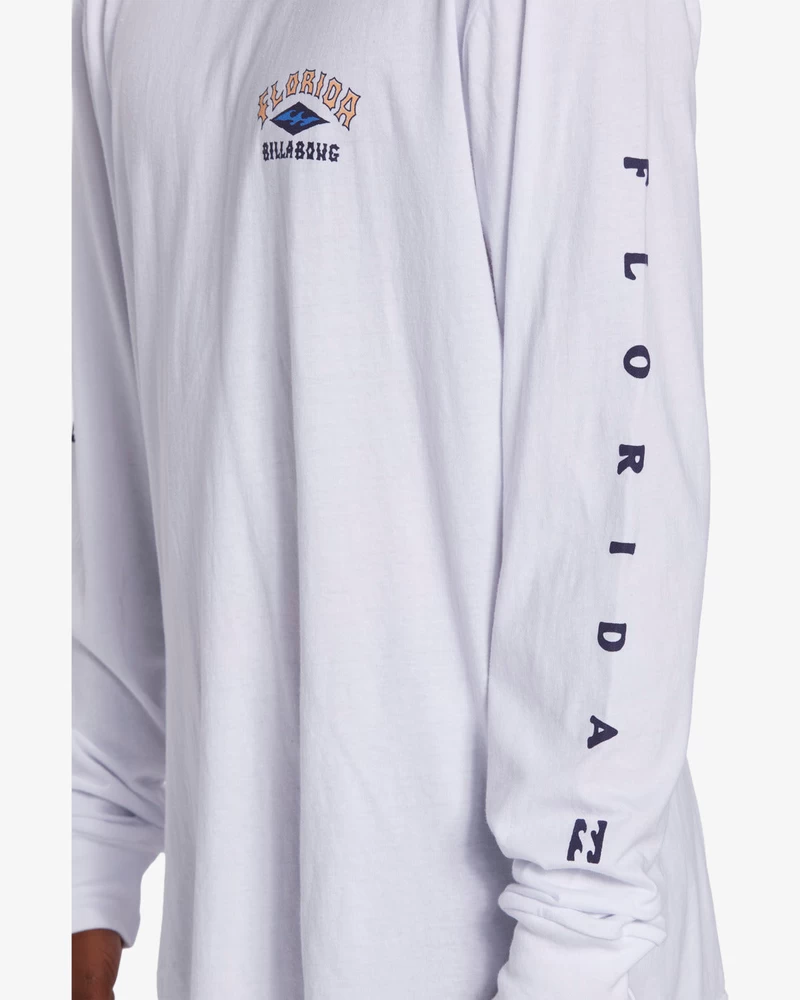 Billabong Arch Florida Long Sleeve T-Shirt - White