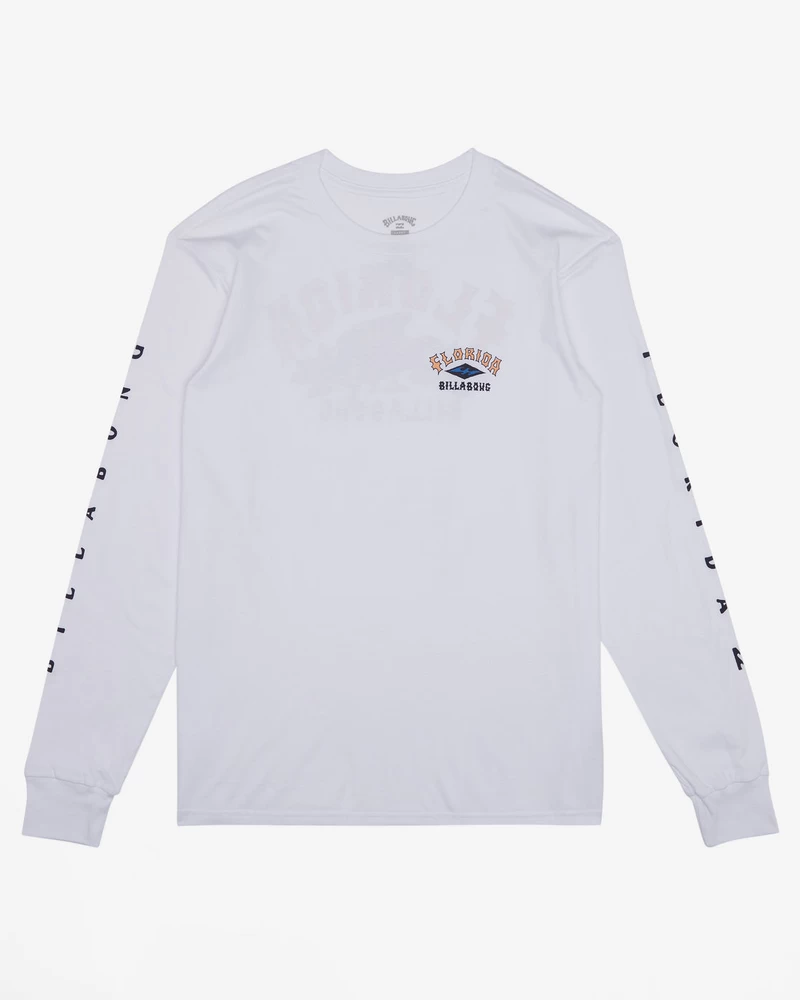 Billabong Arch Florida Long Sleeve T-Shirt - White