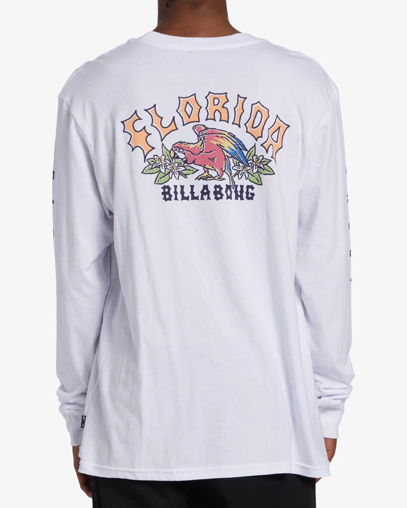 Billabong Arch Florida Long Sleeve T-Shirt - White