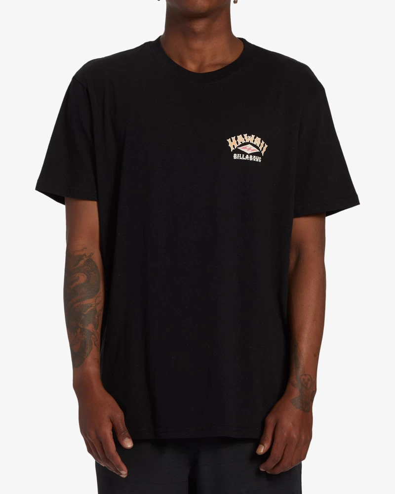 Billabong Arch Hawaii Short Sleeve T-Shirt - Black