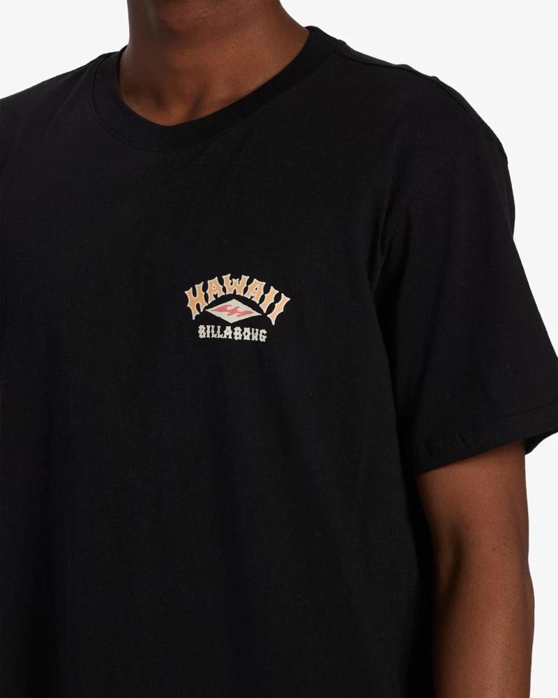 Billabong Arch Hawaii Short Sleeve T-Shirt - Black