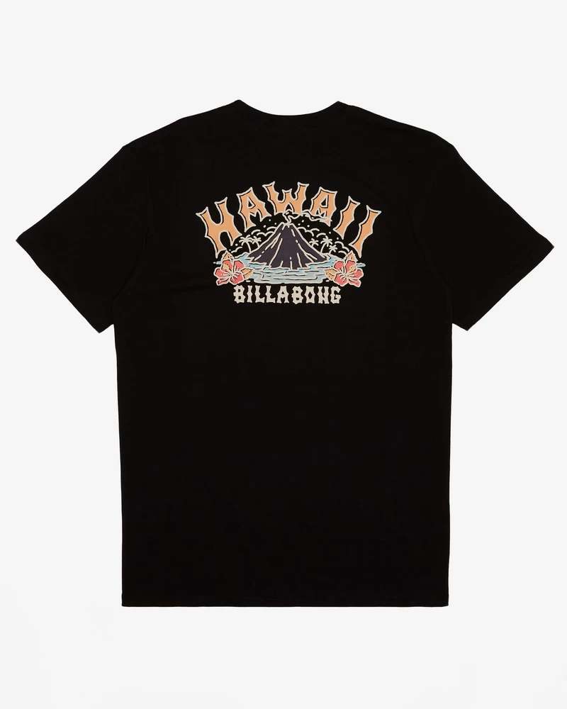 Billabong Arch Hawaii Short Sleeve T-Shirt - Black
