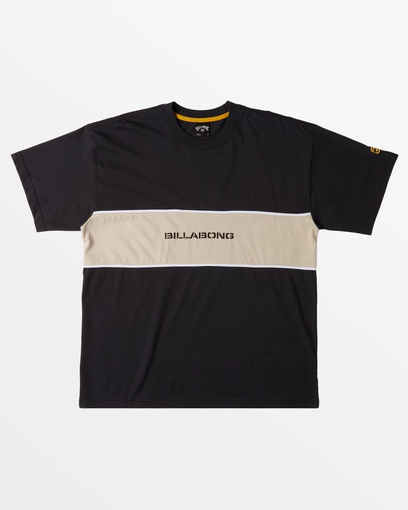 Billabong Panel T-Shirt - Washed Black