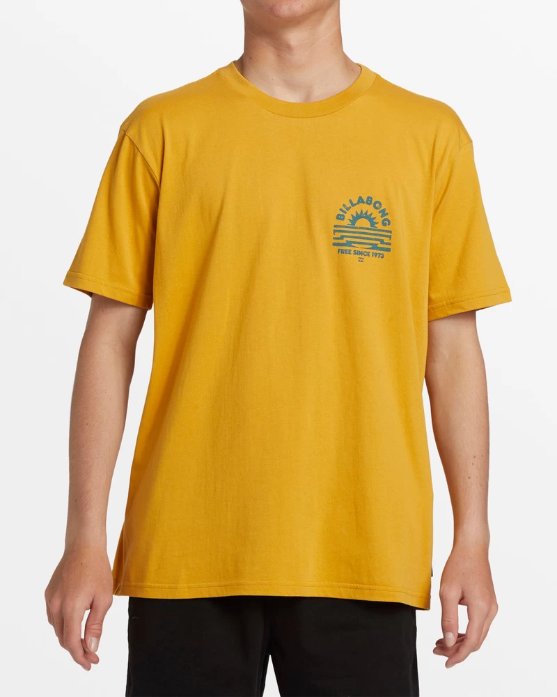 Billabong Fractal T-Shirt - Mustard