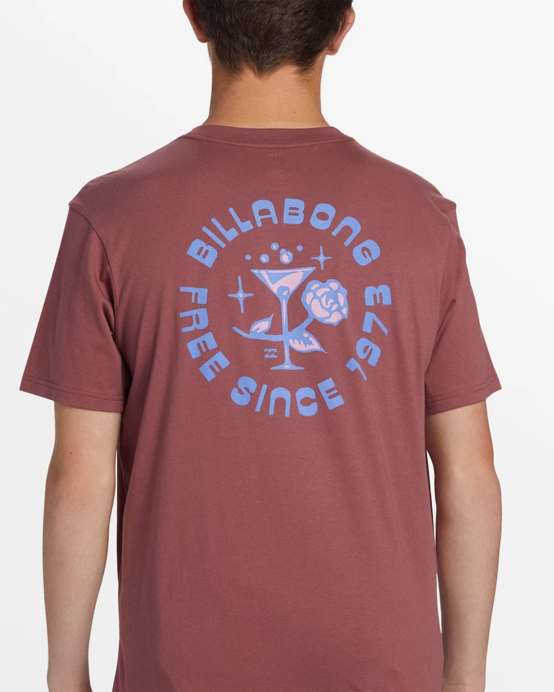 Billabong Passage T-Shirt - Dusty Red