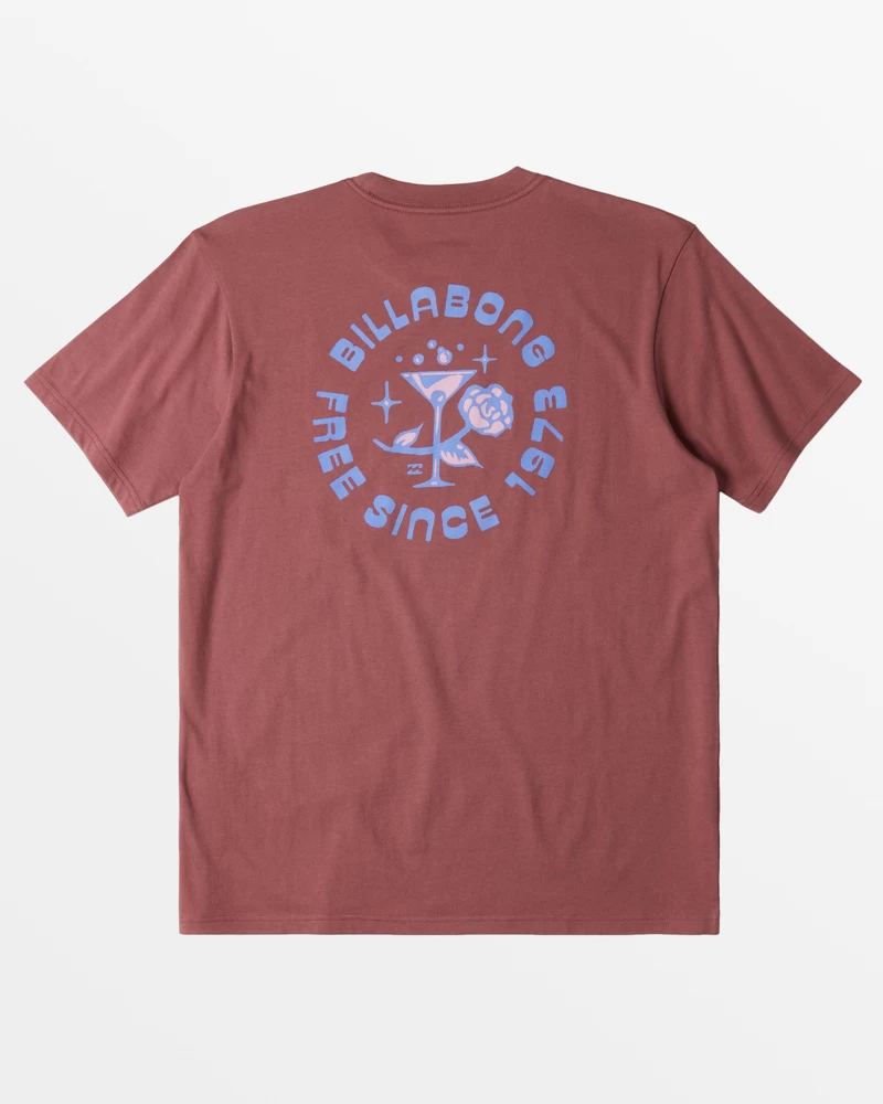 Billabong Passage T-Shirt - Dusty Red