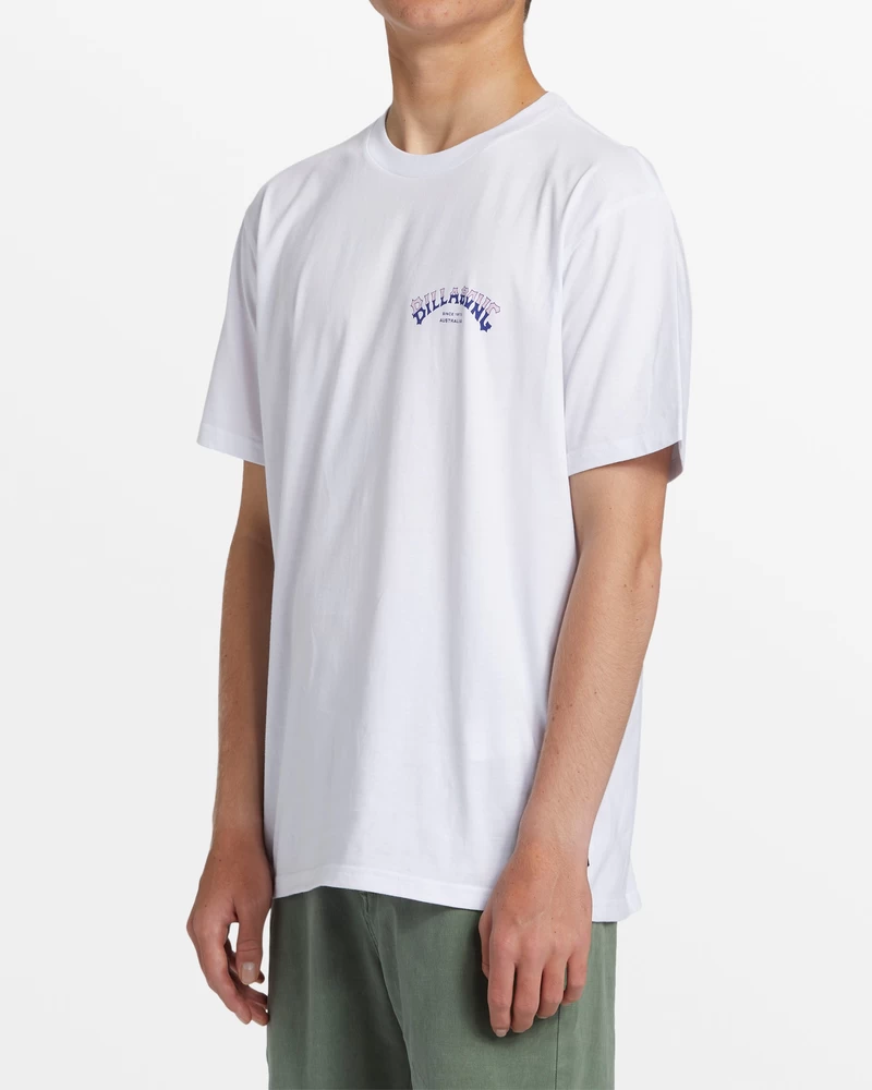 Billabong Stacked Arch T-Shirt - White