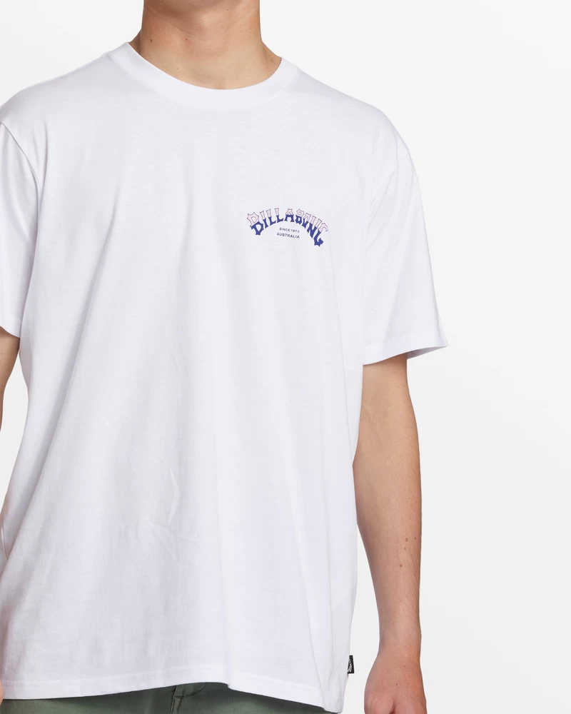 Billabong Stacked Arch T-Shirt - White