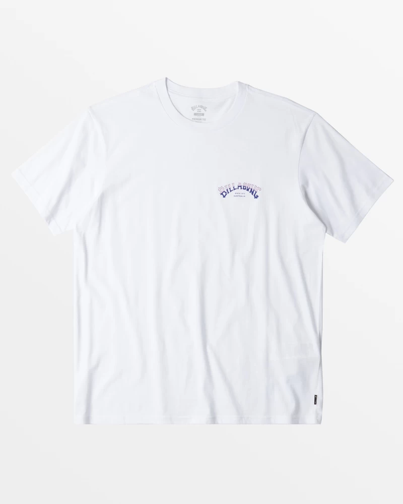 Billabong Stacked Arch T-Shirt - White