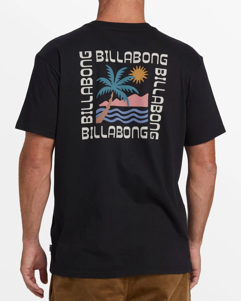 Billabong Troppo Cepli Tişört - Siyah