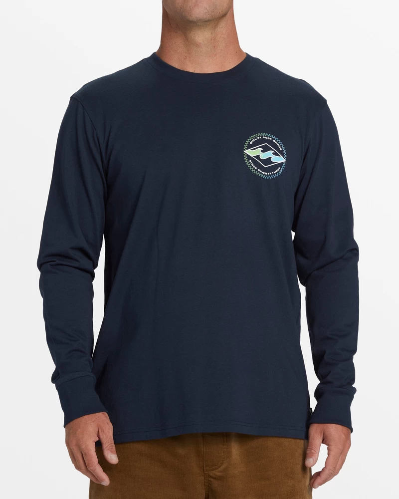 Billabong Rotor Diamond Long Sleeve T-Shirt - Navy