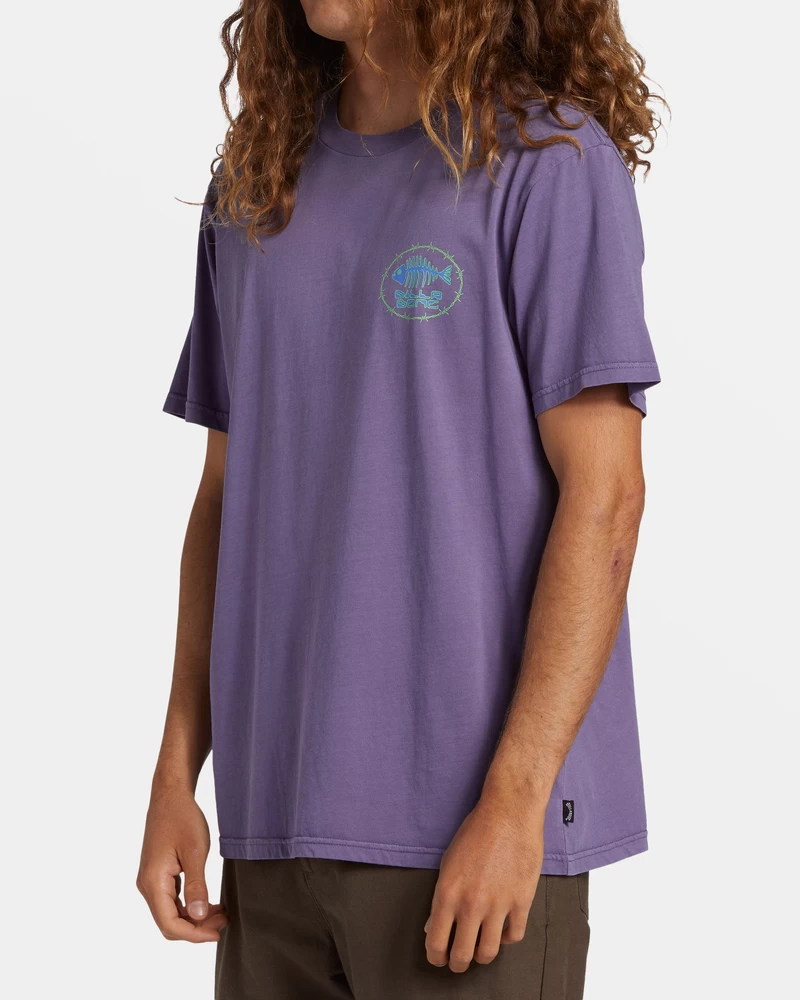 Billabong Bonez T-Shirt - Deep Plum