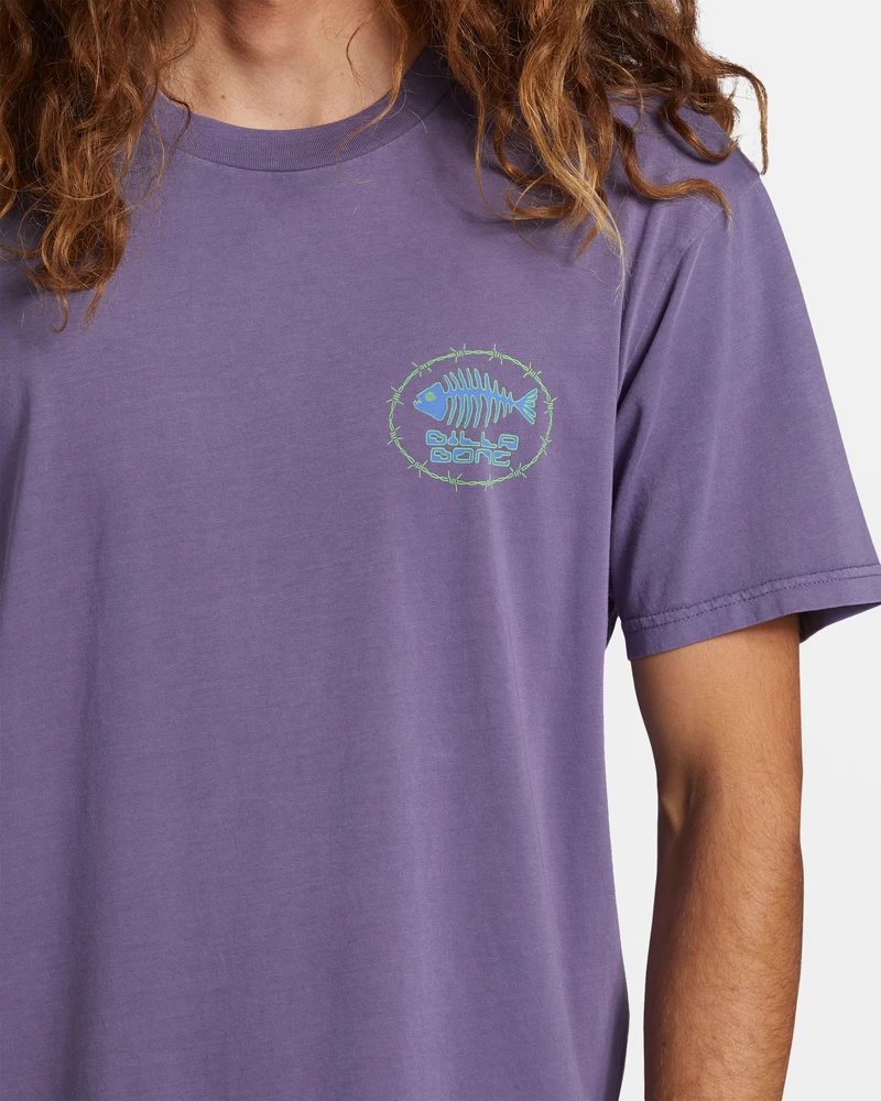 Billabong Bonez T-Shirt - Deep Plum