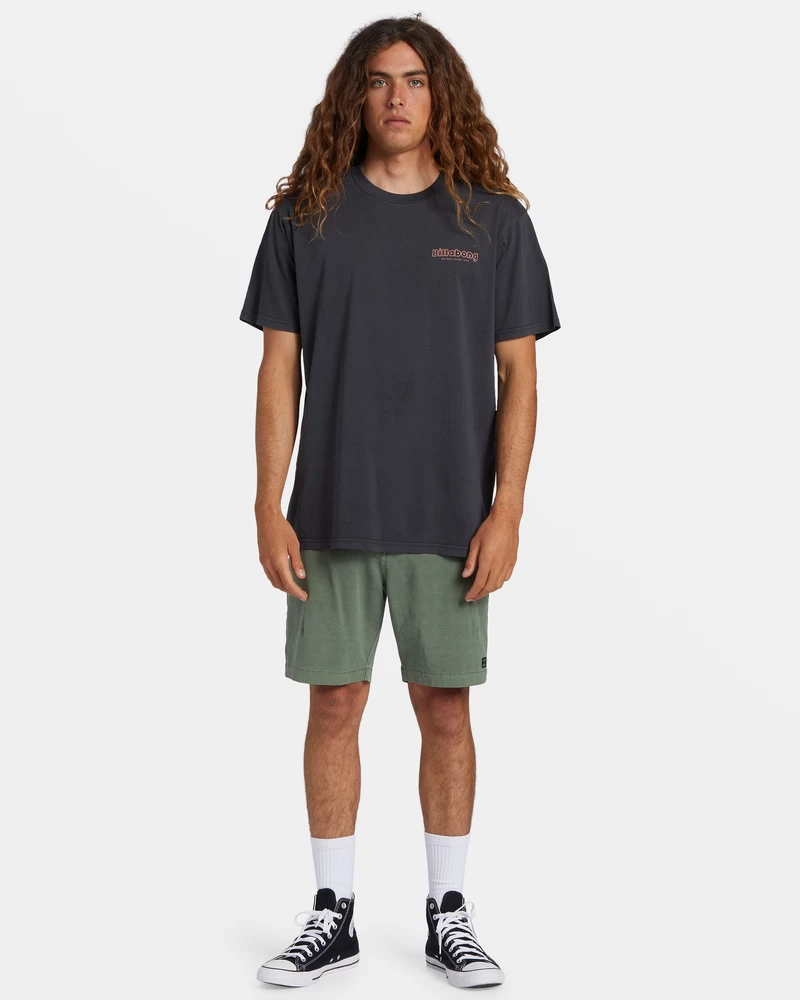 Billabong Layback T-Shirt - Washed Black
