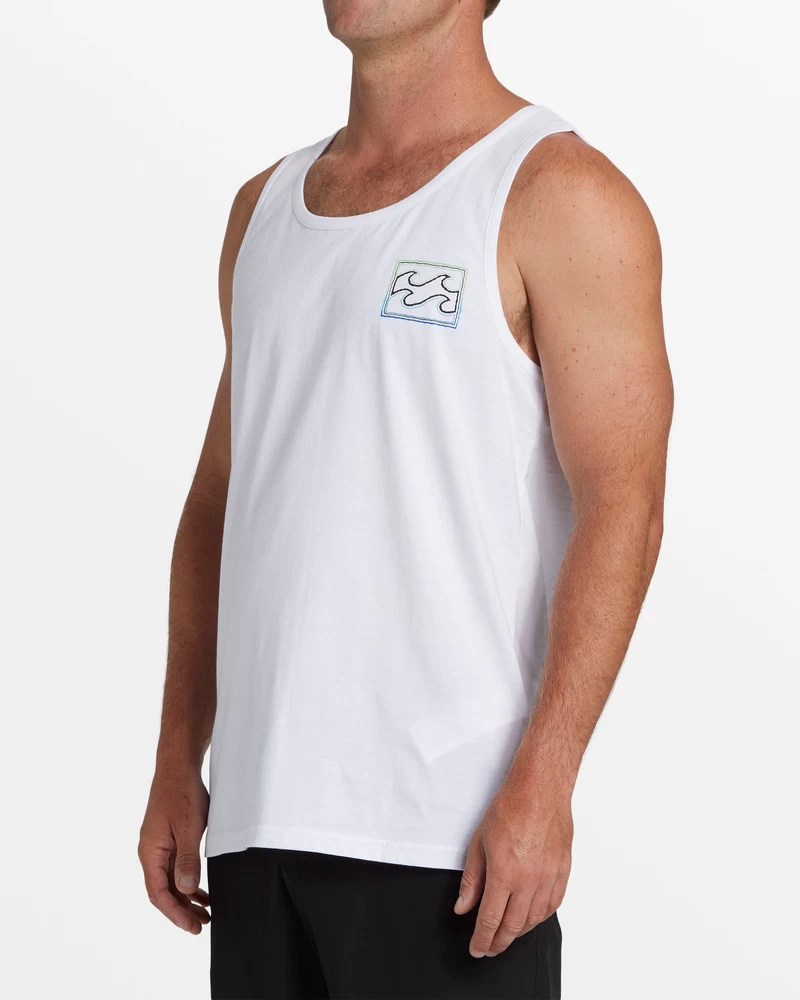 Billabong Crayon Wave Tank Top - White