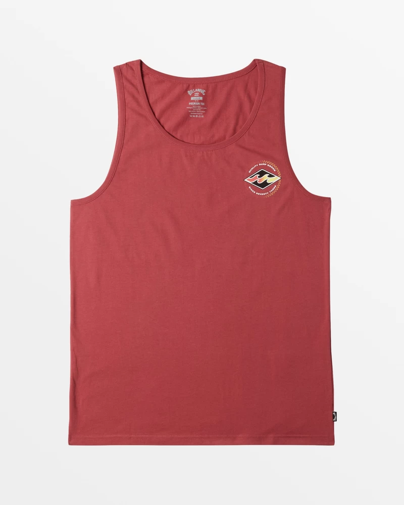 Billabong Rotor Diamond Tank - Ruby