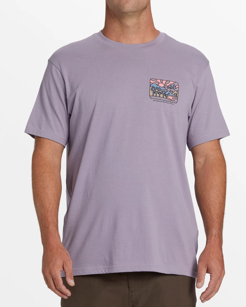 Billabong A/Div Shine T-Shirt - Purple Ash