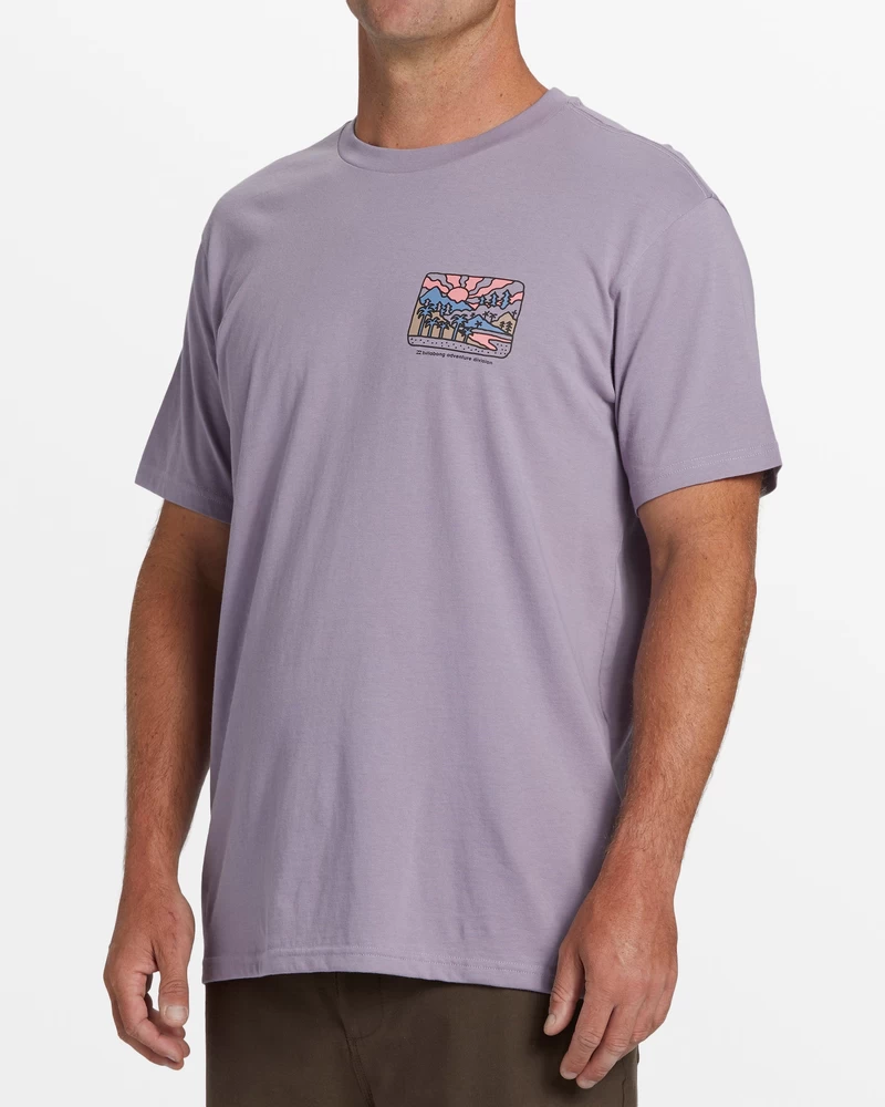 Billabong A/Div Shine T-Shirt - Purple Ash