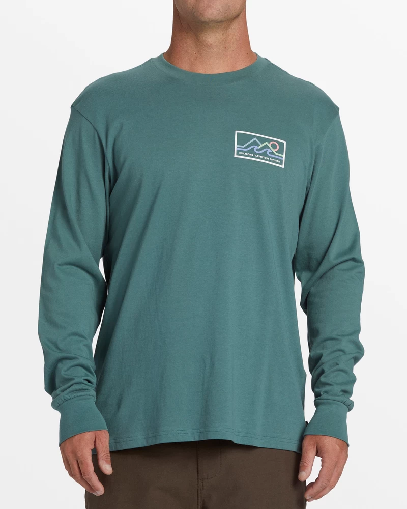 Billabong A/Div Length Long Sleeve T-Shirt - Sea Pine