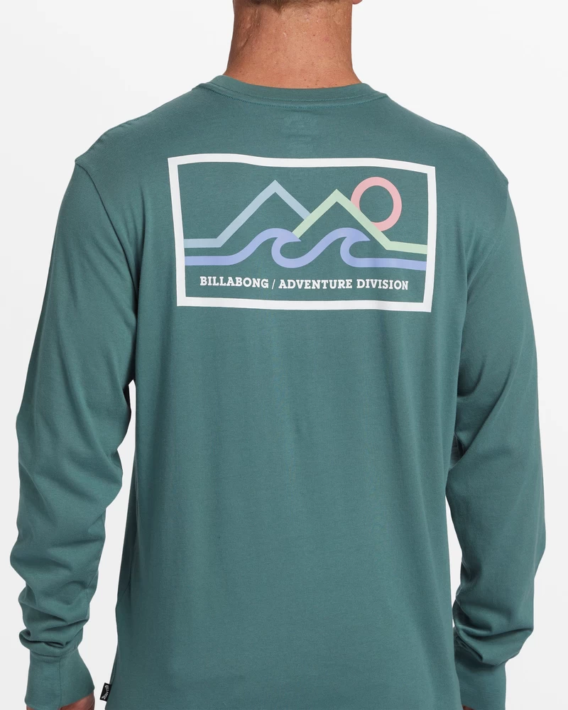 Billabong A/Div Length Long Sleeve T-Shirt - Sea Pine