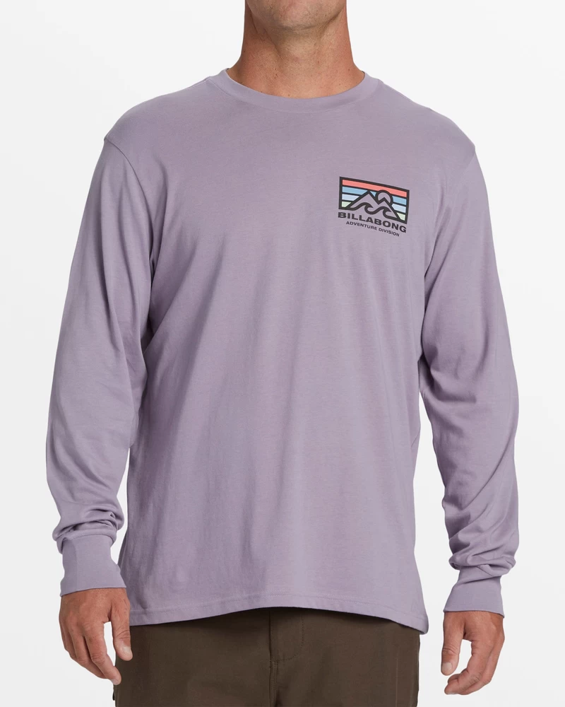 Billabong A/Div Length Long Sleeve T-Shirt - Purple Ash