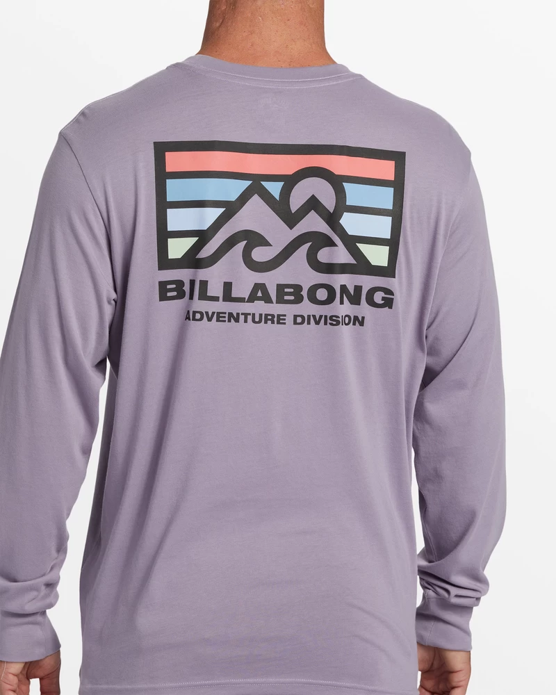 Billabong A/Div Length Long Sleeve T-Shirt - Purple Ash