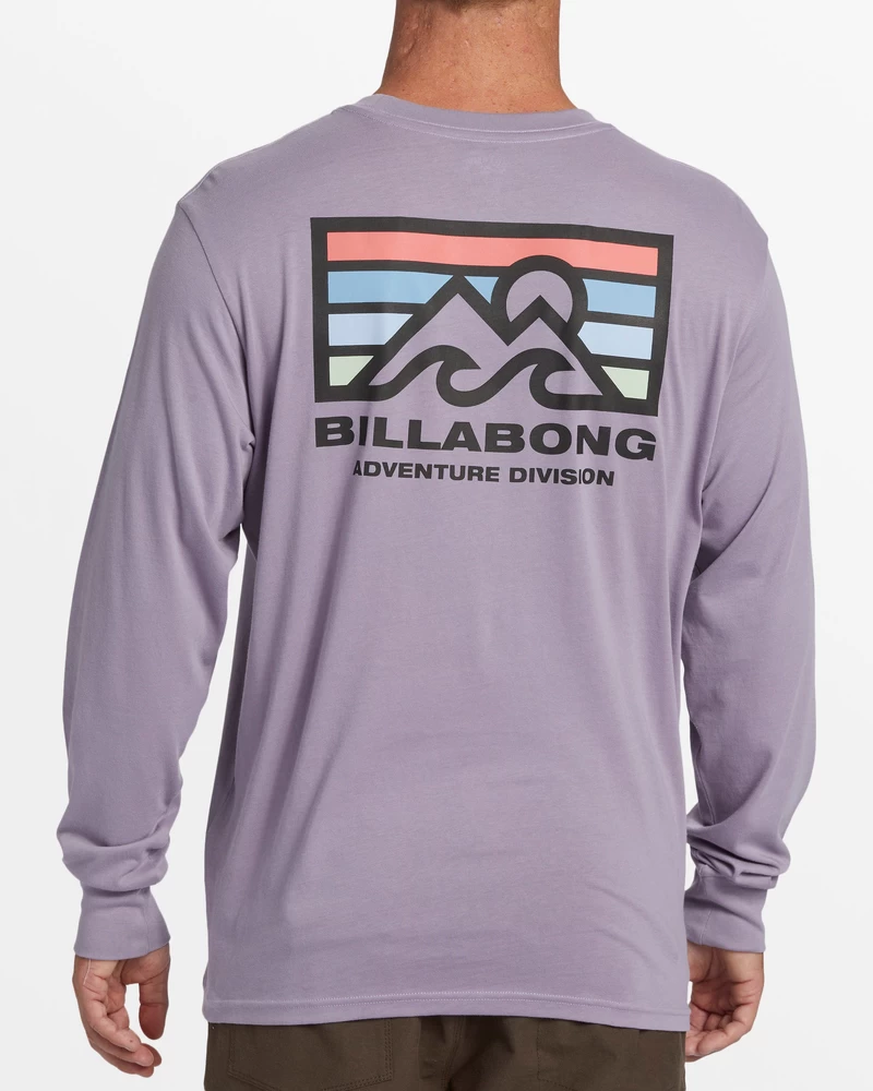 Billabong A/div Lengte T-shirt Met Lange Mouwen - Paarse As