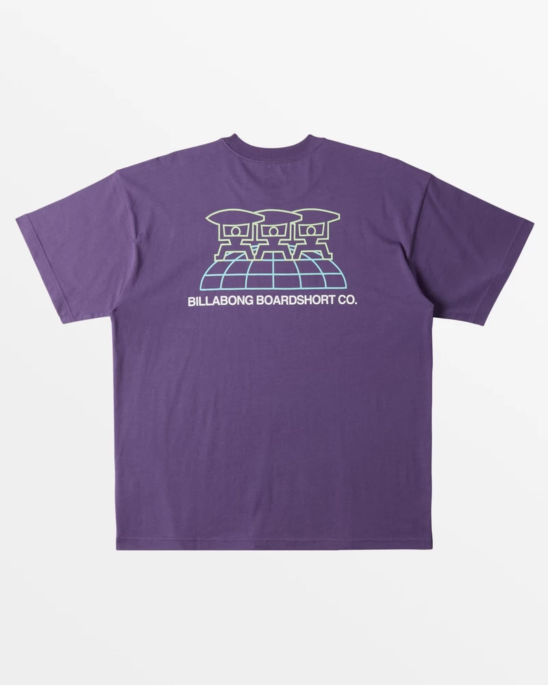 Billabong Worldwide Og T-shirt - Dyb Blomme