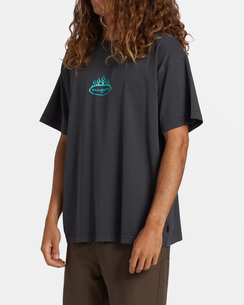 Billabong Firey OG T-Shirt - Washed Black