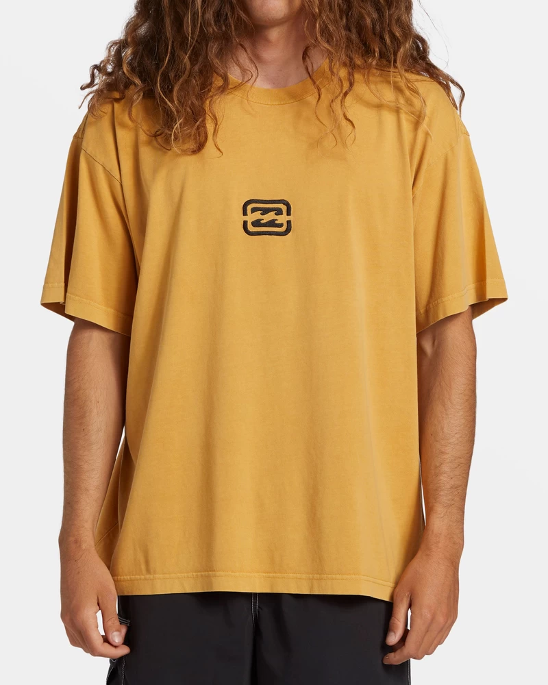 Billabong Bracket Wave OG Short Sleeve T-Shirt - Mustard