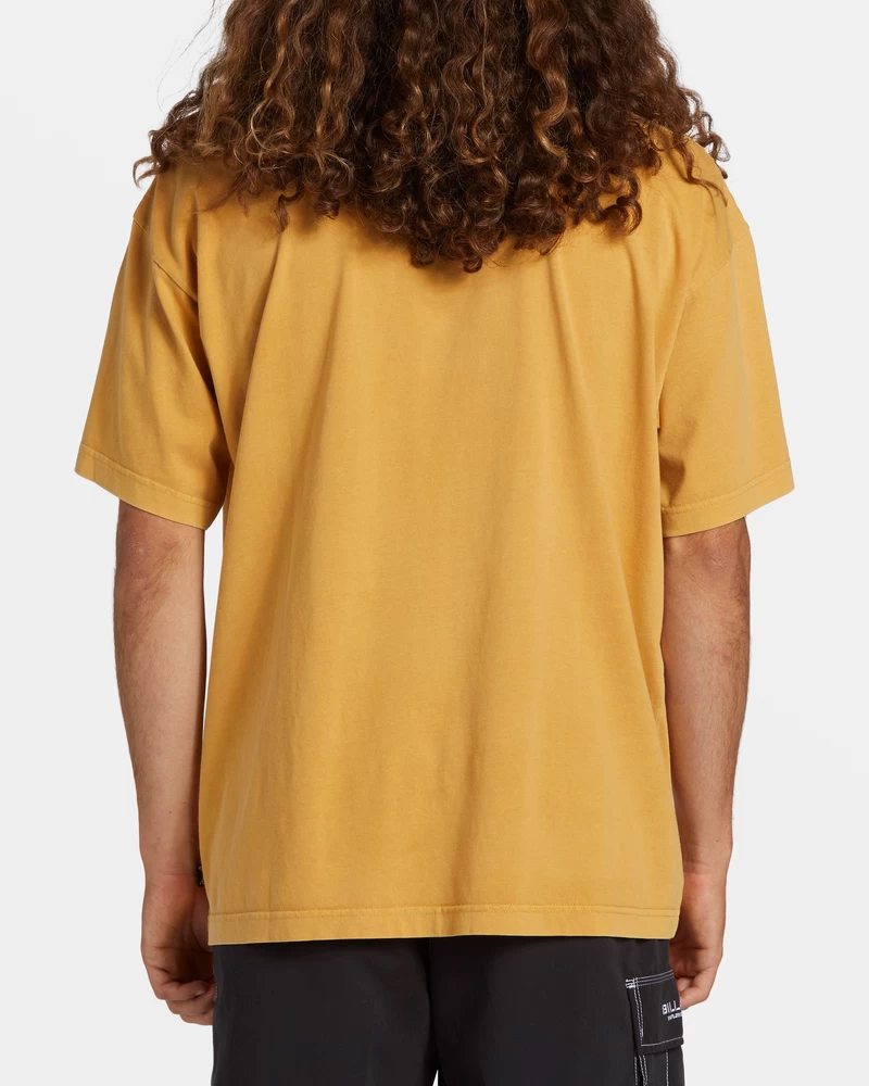 Billabong Bracket Wave OG Short Sleeve T-Shirt - Mustard