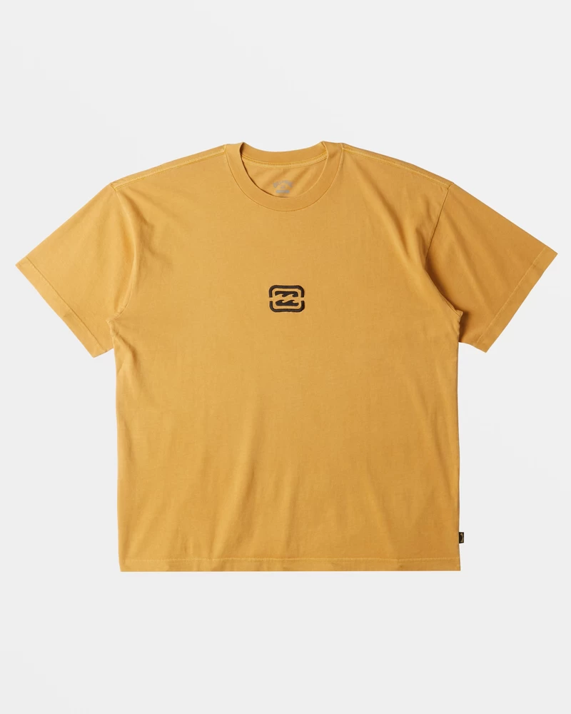 Billabong Bracket Wave OG Short Sleeve T-Shirt - Mustard