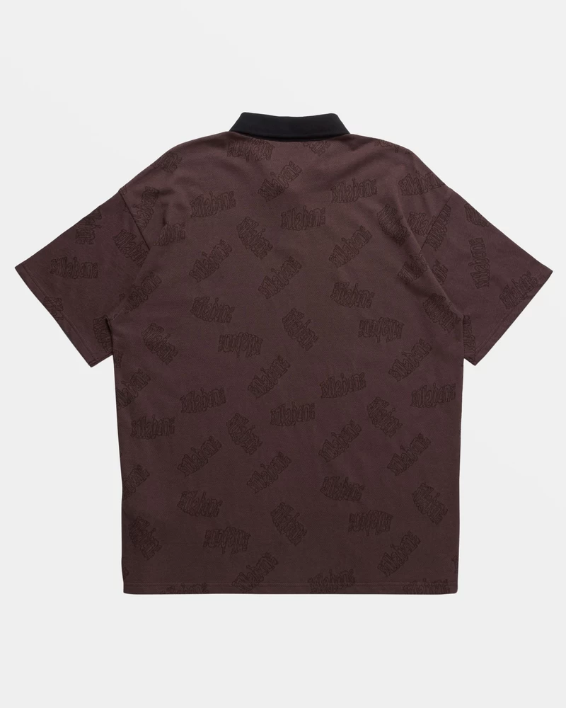Billabong Shibuya Short Sleeve Polo T-shirt - Plum