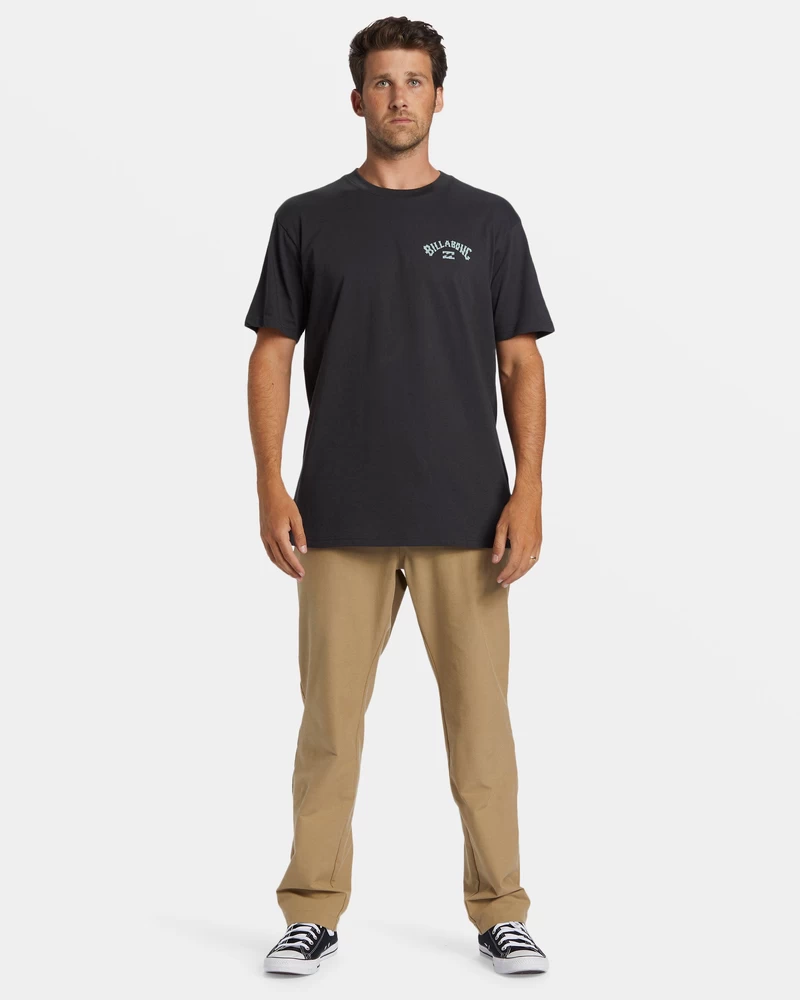 Billabong Arch Fill T-särk - Pestud Must