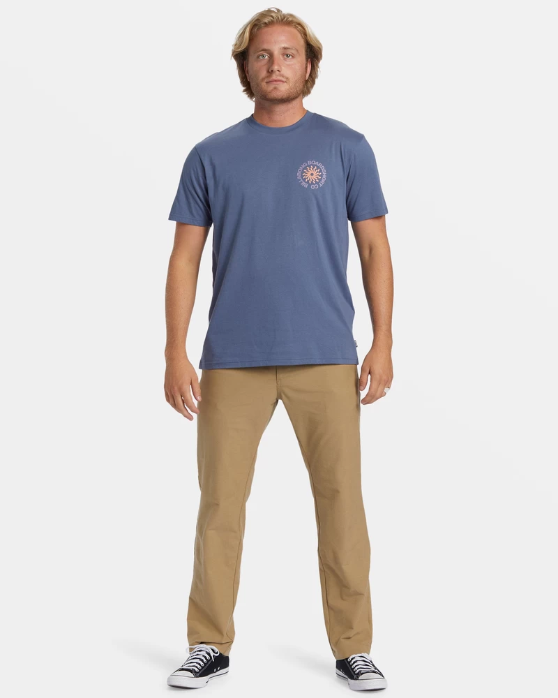 Billabong Whirlpool T-Shirt - Slate Blue