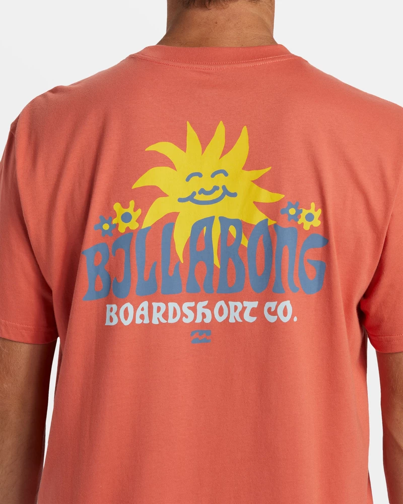 Billabong Lounge T-shirt - Rood Gewassen