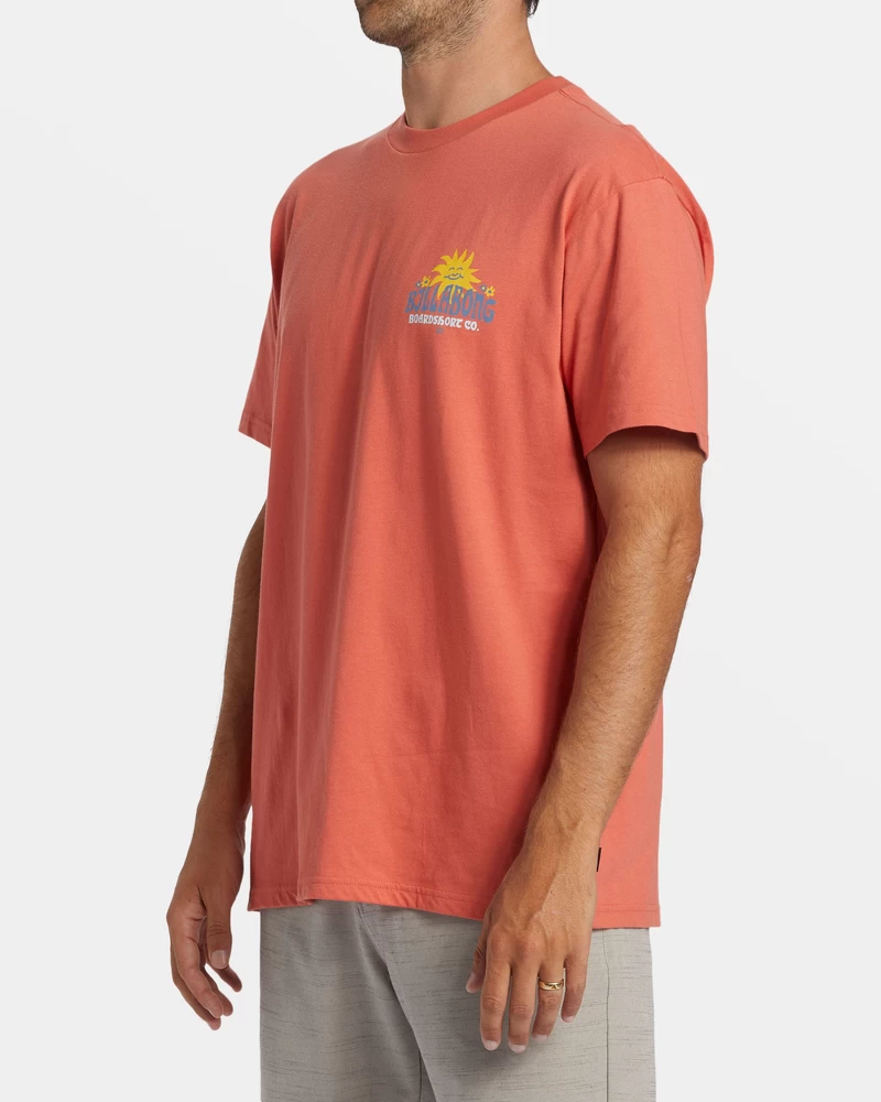 Billabong Lounge T-shirt - Rood Gewassen