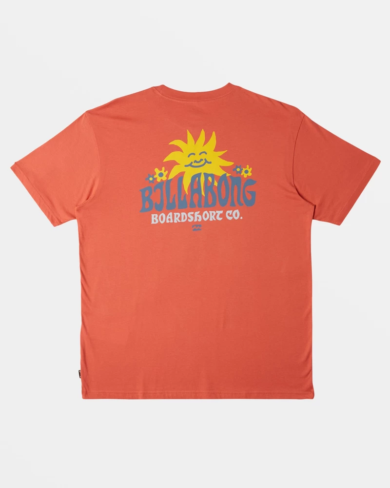 Billabong Lounge T-shirt - Rood Gewassen