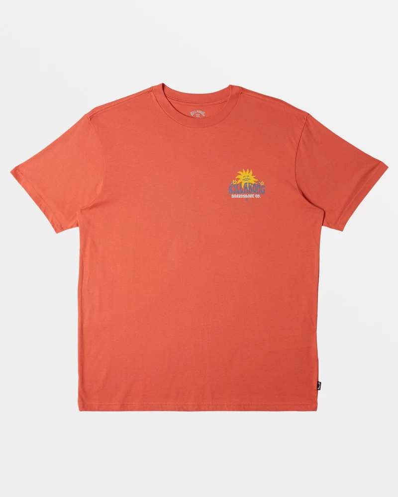 Billabong Lounge T-shirt - Rood Gewassen